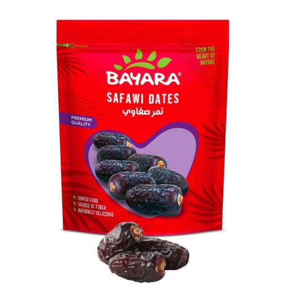 Bayara Dates Safawi 400g Zipper Pouch - KSA