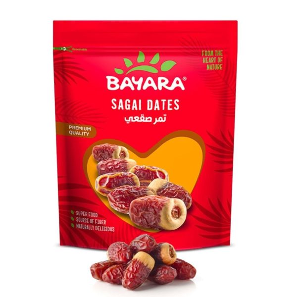 Bayara Dates Sagai 400g Zipper Pouch - KSA