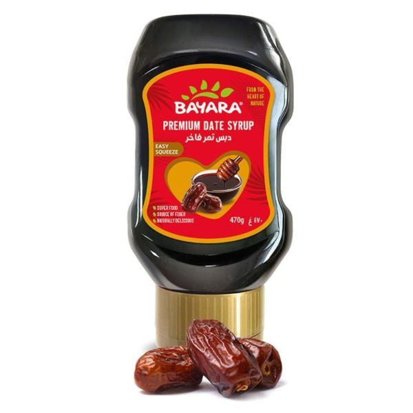 Bayara Dates Syrup Squeezable Bottle 470g PET - UAE