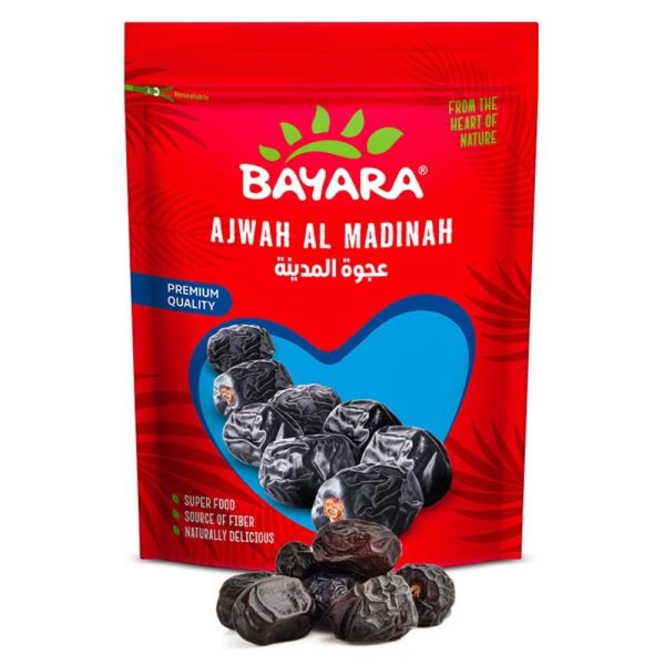 Bayara Dates Ajwah 150g Zipper Pouch - KSA