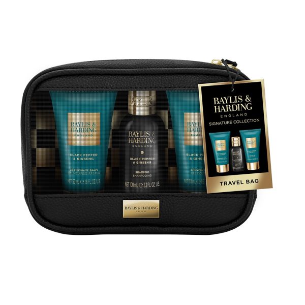 Black Pepper & Ginseng Men'S Travel Bag Gift Set 300g