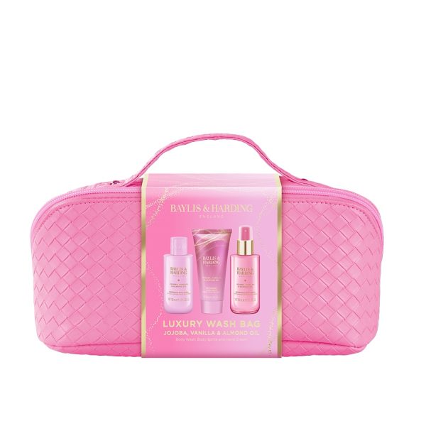 Jojoba, Vanilla & Almond Oil Luxury Wash Bag Gift Set 500g