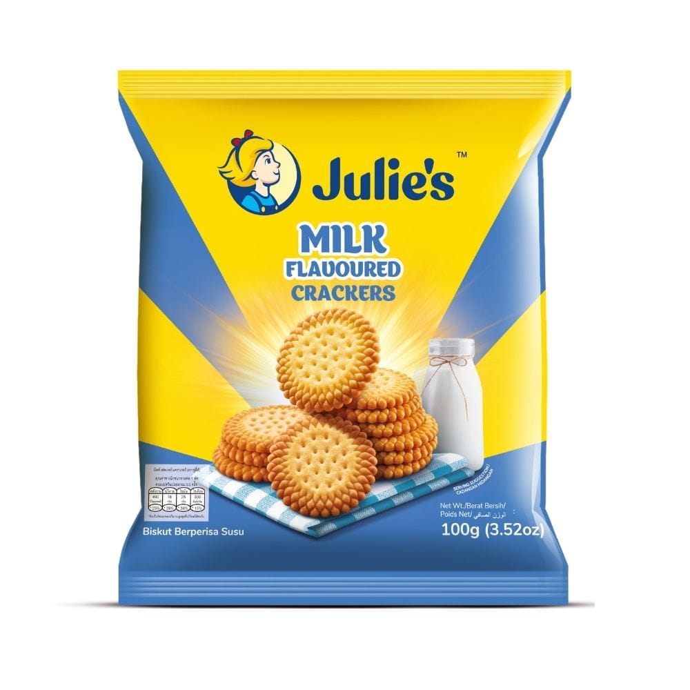 Julie's Milk Flavoured Crackers - Packet 100G islandsupermarket63