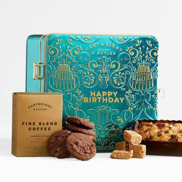 Cartwright & Butler Happy Birthday Coffee and Cake Gift Tin v 2026