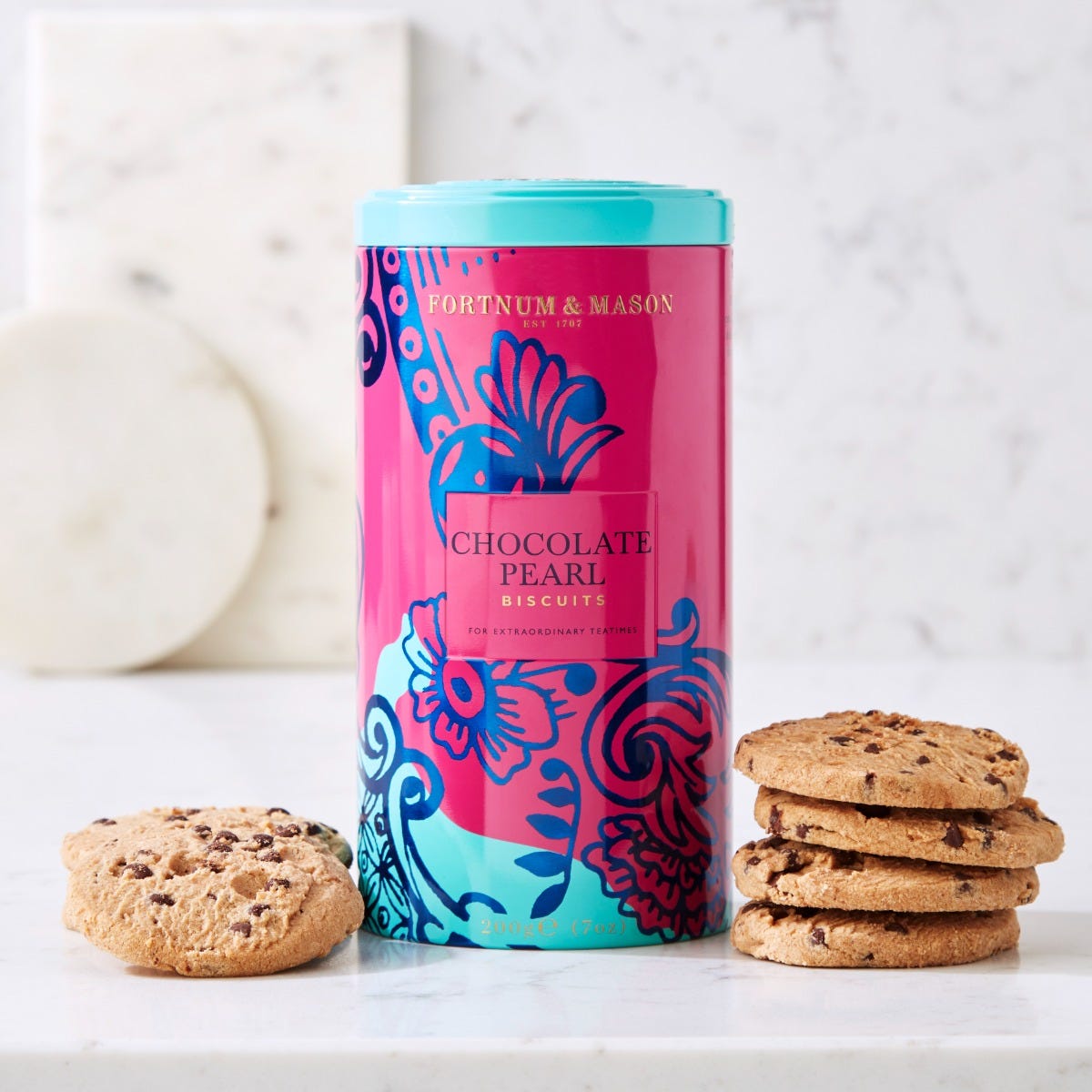 Fortnum & Mason Piccadilly Chocolate Pearl Biscuits, 200g