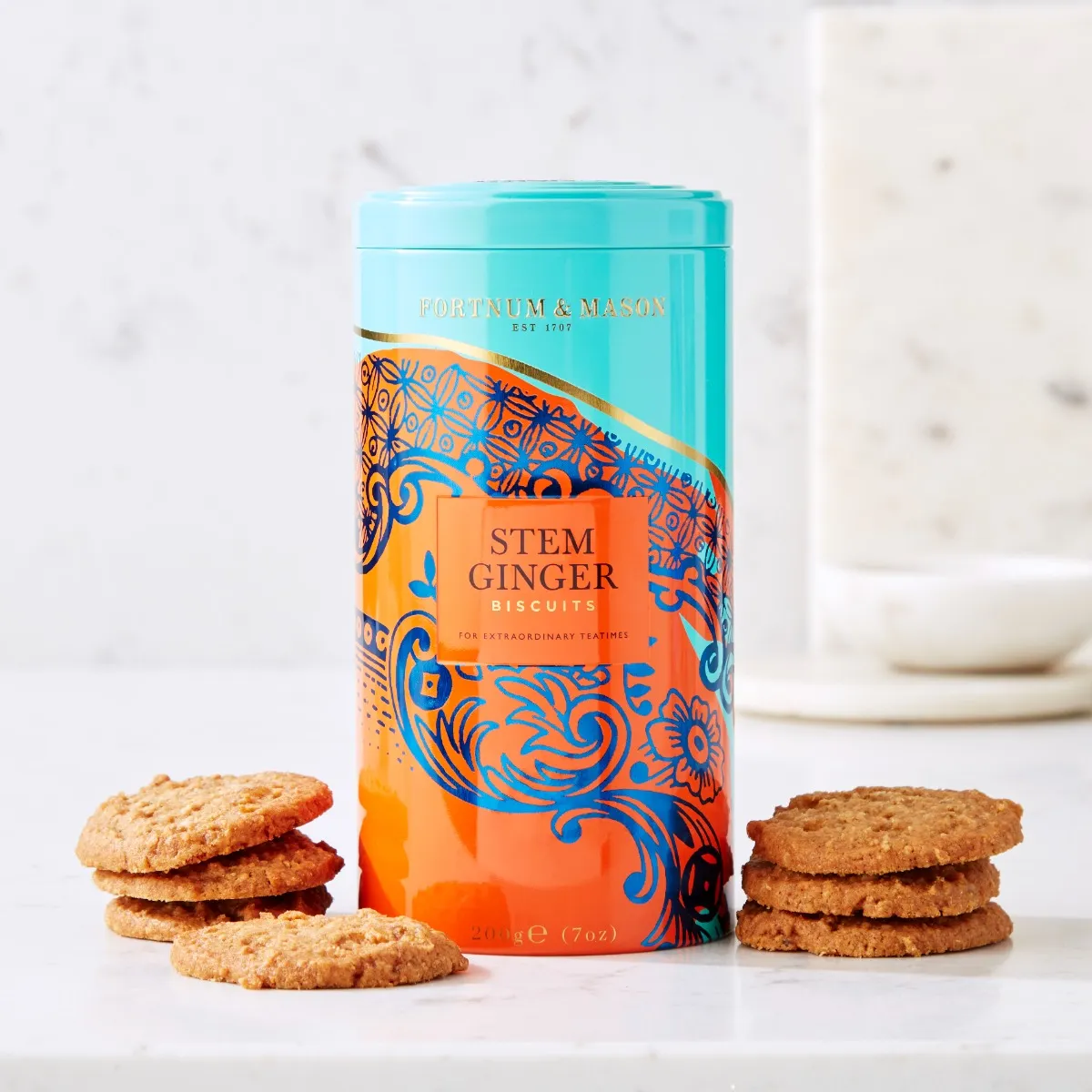 Fortnum & Mason Piccadilly Stem Ginger Biscuits, 200g