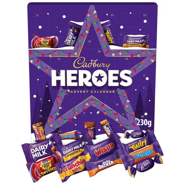 Cadbury Heroes Advent Calendar 230g