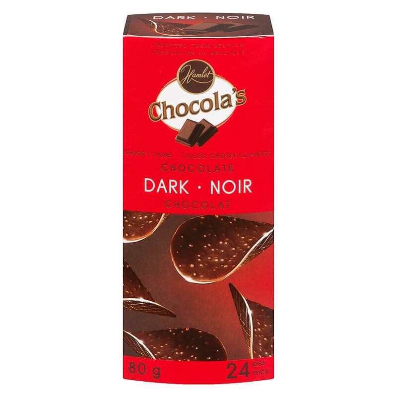 Hamlet Chocola's Dark Fine Dark Chocolate Curls 125g