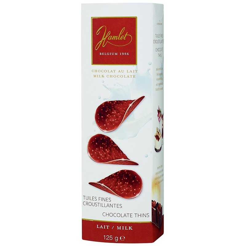 Hamlet Chocola's Strawberry Fine Milk Chocolate Curls 125g