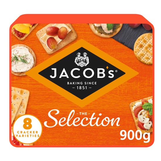 Jacob's Biscuits For Cheese Tub 900g