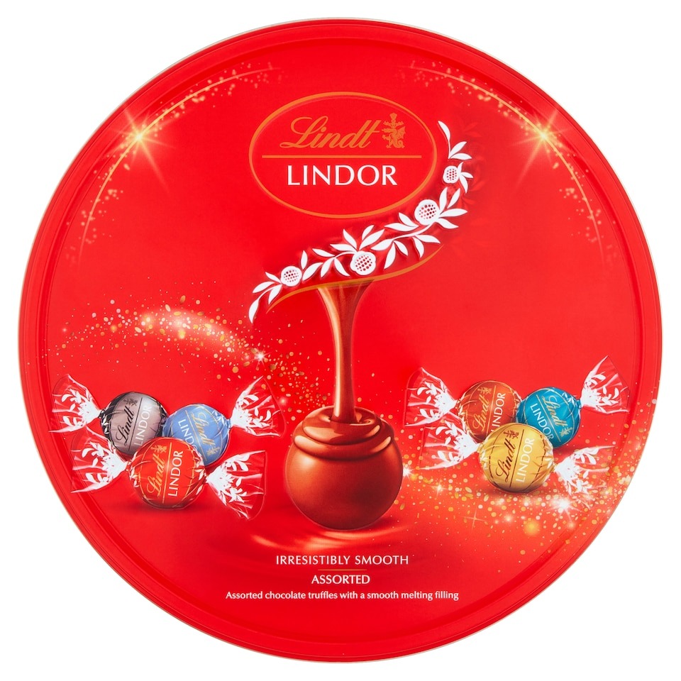 Lindt Lindor Selection Gift Tin 450g