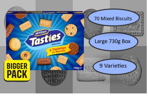 McVitie's Tasties Assortment 730g