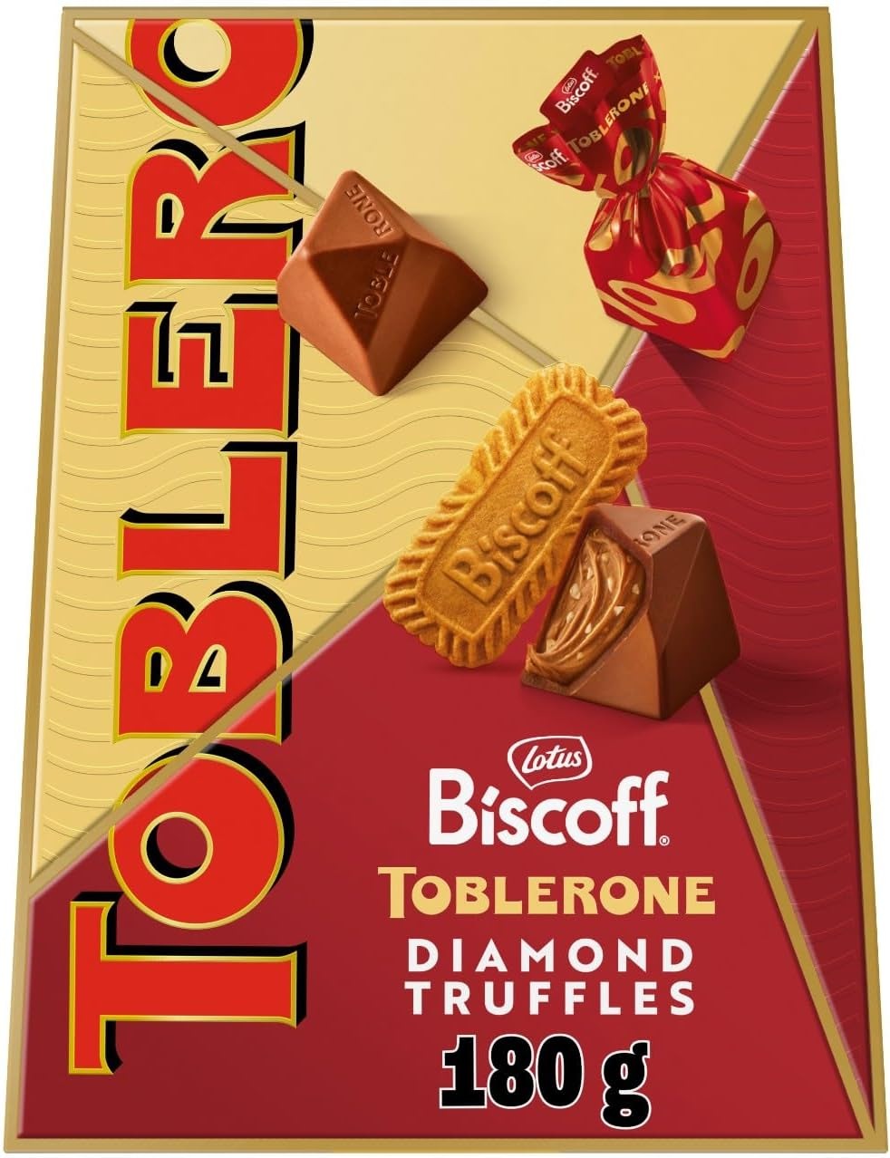 Toblerone Biscoff Truffles Box 180g Toblerone Biscoff Truffles Box 180g