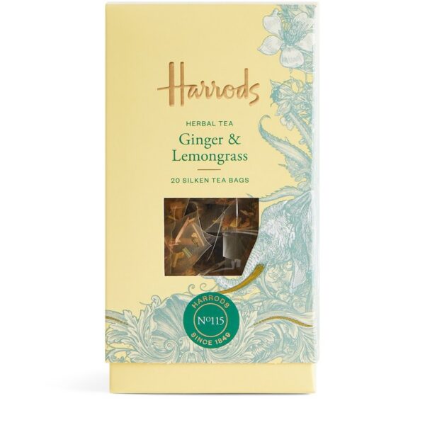 Ginger & Lemongrass Herbal Tea (20 Tea Bags)