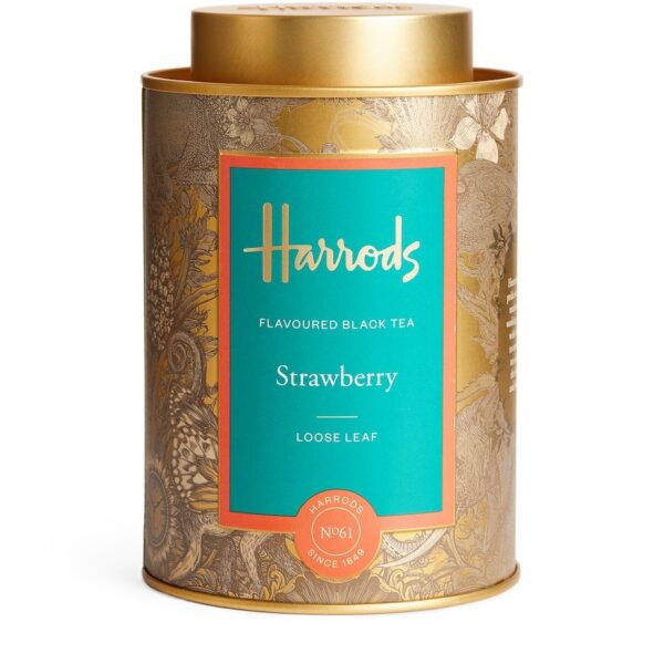 Strawberry Flavoured Black Loose Leaf Tea (125g)