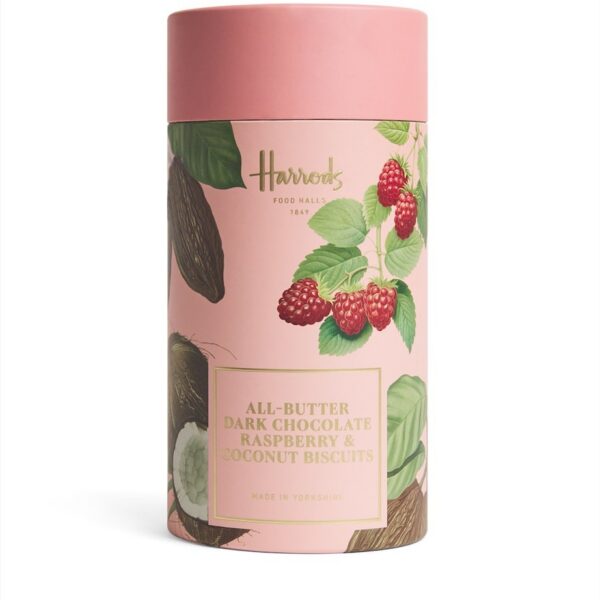 All-Butter Dark Chocolate Raspberry & Coconut Biscuits (200g)