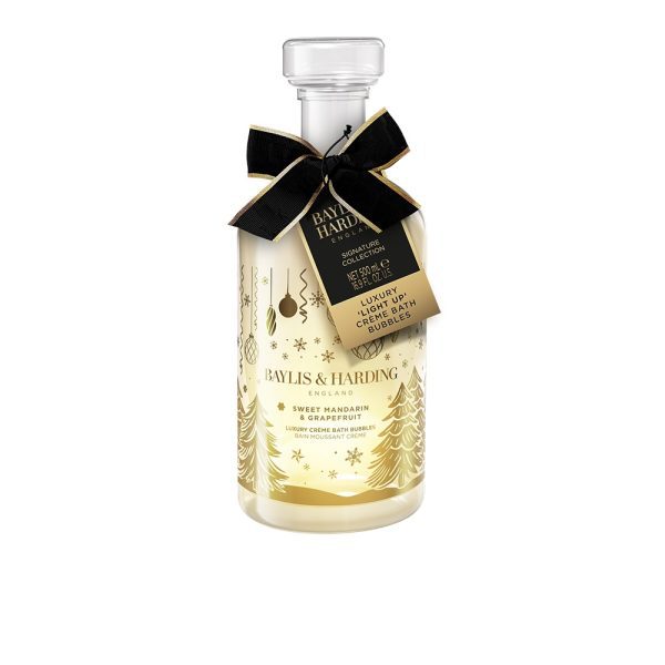 Sweet Mandarin & Grapefruit Luxury 'Light Up' Crème Bath Bubbles Gift 1300g