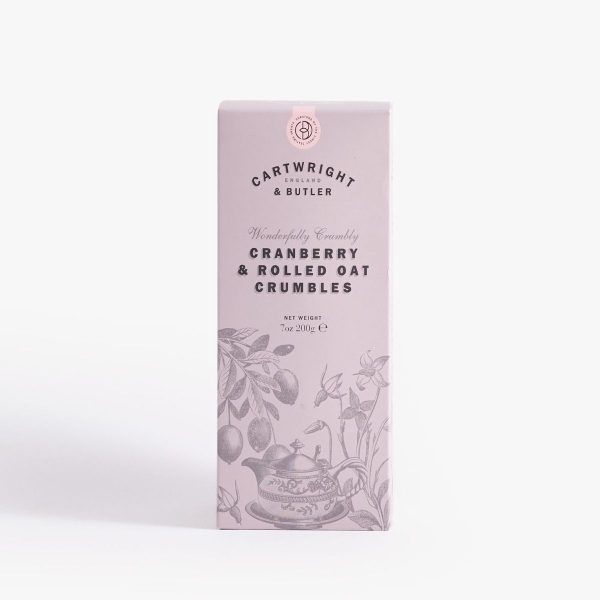 Cartwright & Butler Cranberry & Rolled Oat Crumbles in Carton 200g