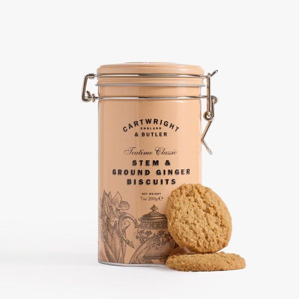 Cartwright & Butler Stem & Ground Ginger Biscuits in Tin 200g