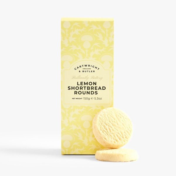 Cartwright & Butler Lemon Shortbread Rounds in Carton 150g