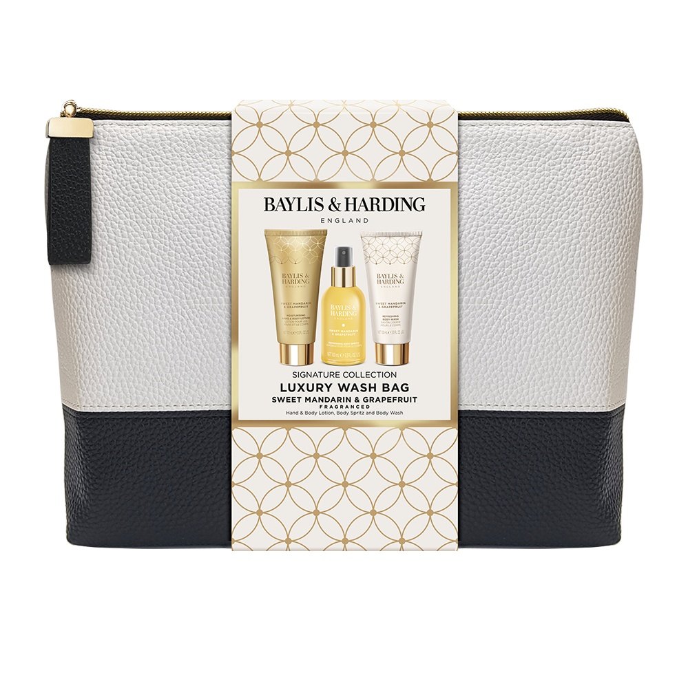 Sweet Mandarin & Grapefruit Luxury Wash Bag Gift Set 510g
