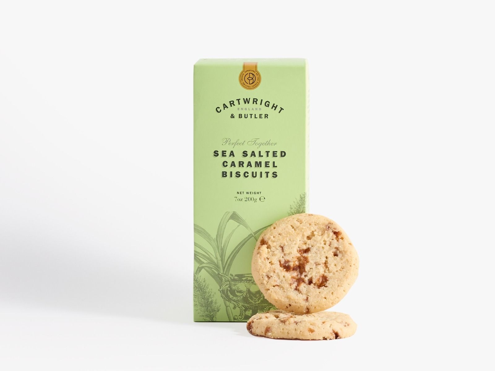 Cartwright & Butler Sea Salted Caramel Biscuits in Carton 200g