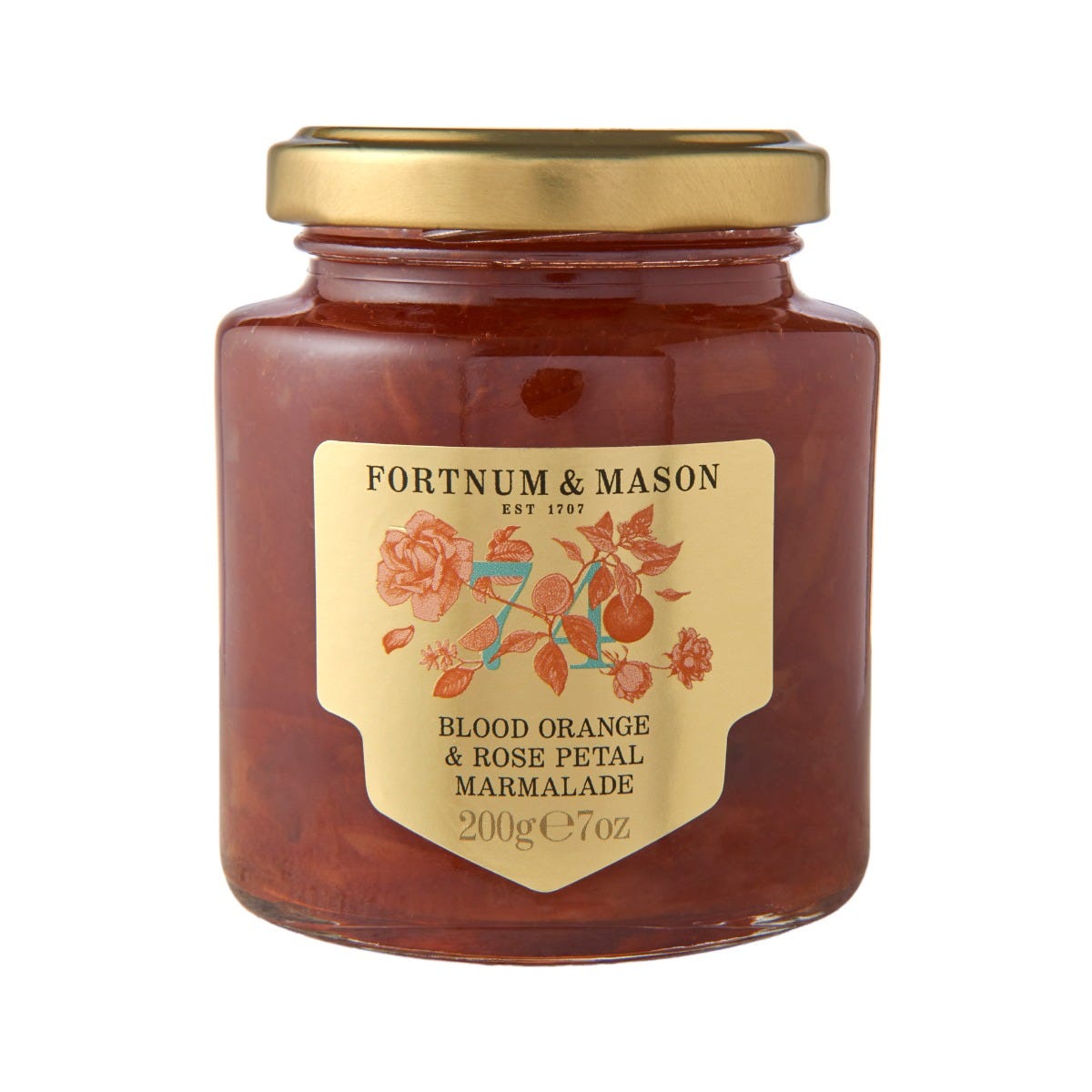 Fortnum & Mason Blood Orange & Rose Petal Marmalade, 200g