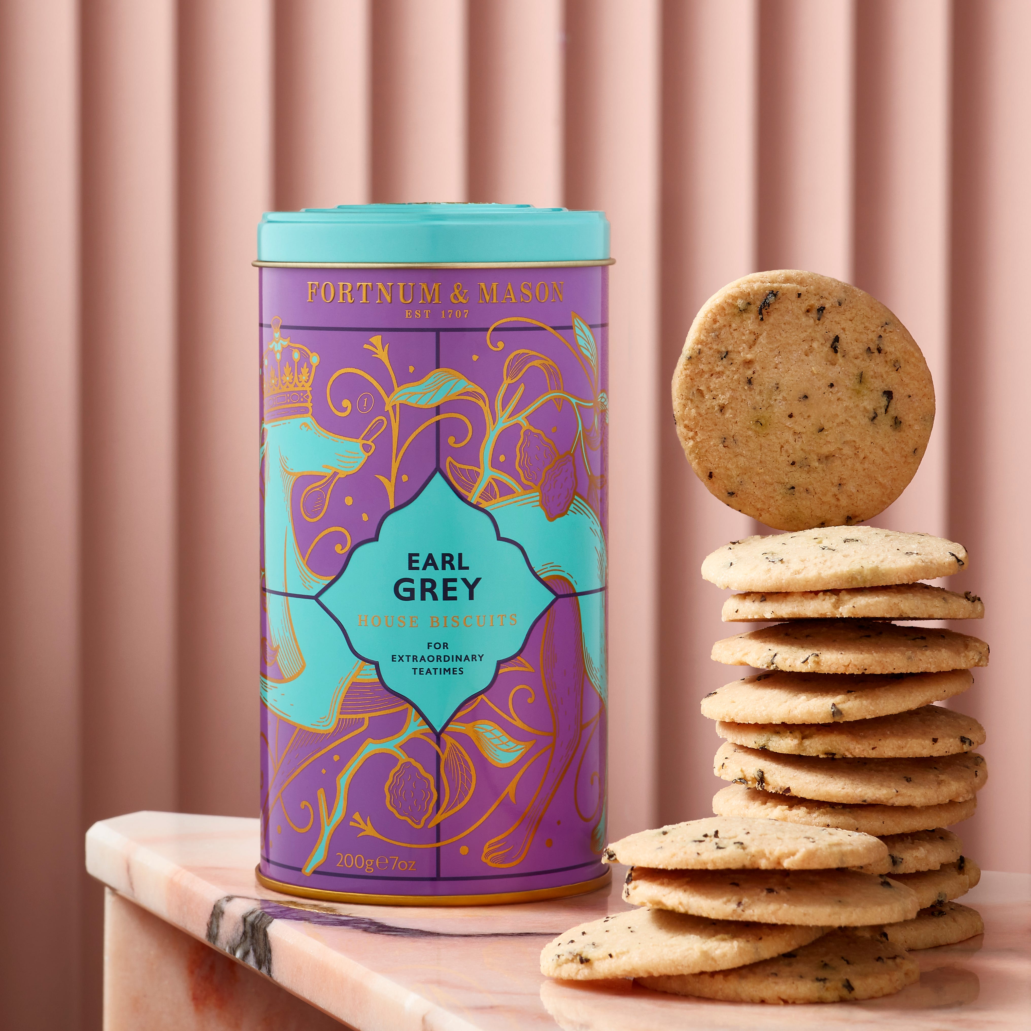 Fortnum & Mason House Earl Grey Biscuits, 200g