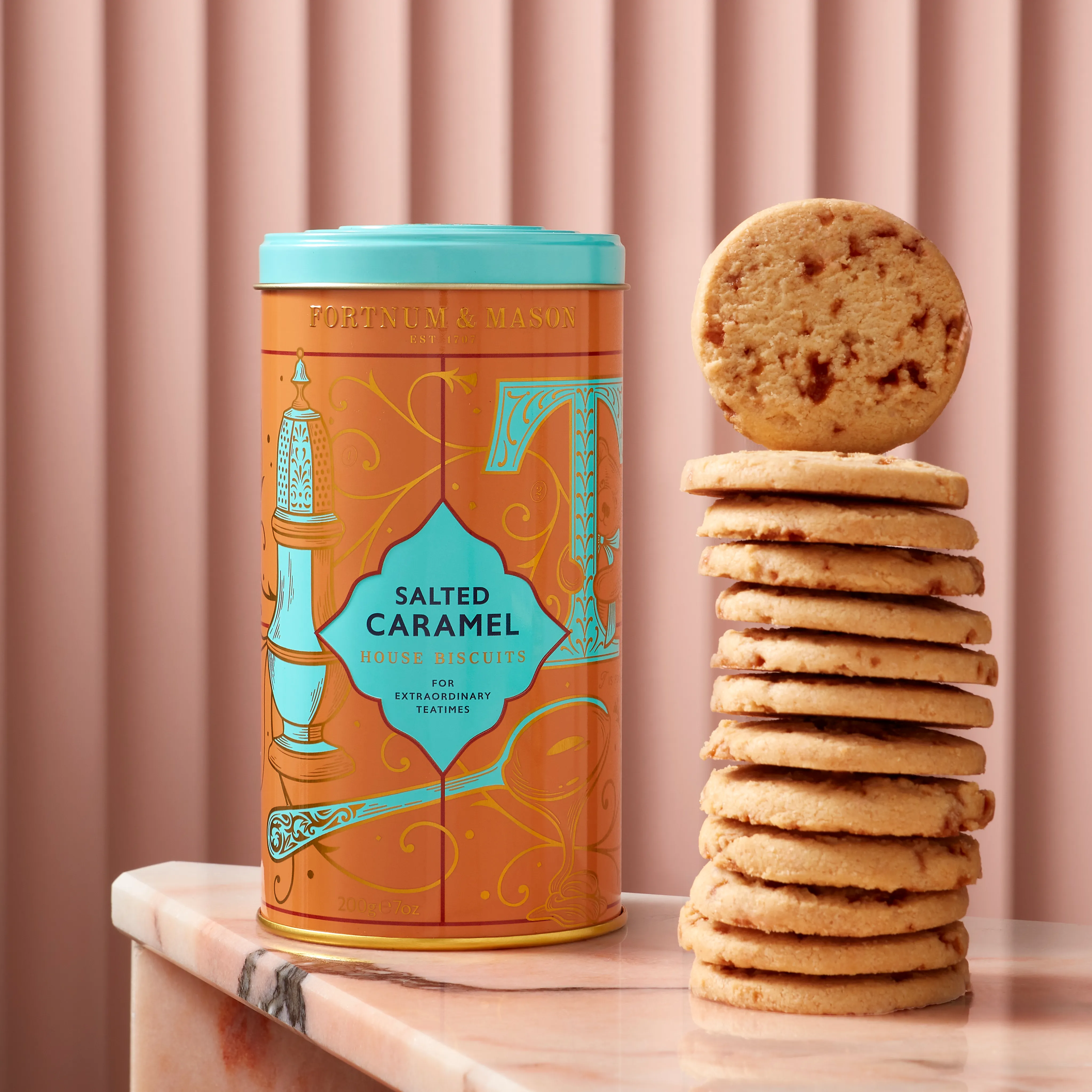 Fortnum & Mason House Salted Caramel Biscuits, 200g