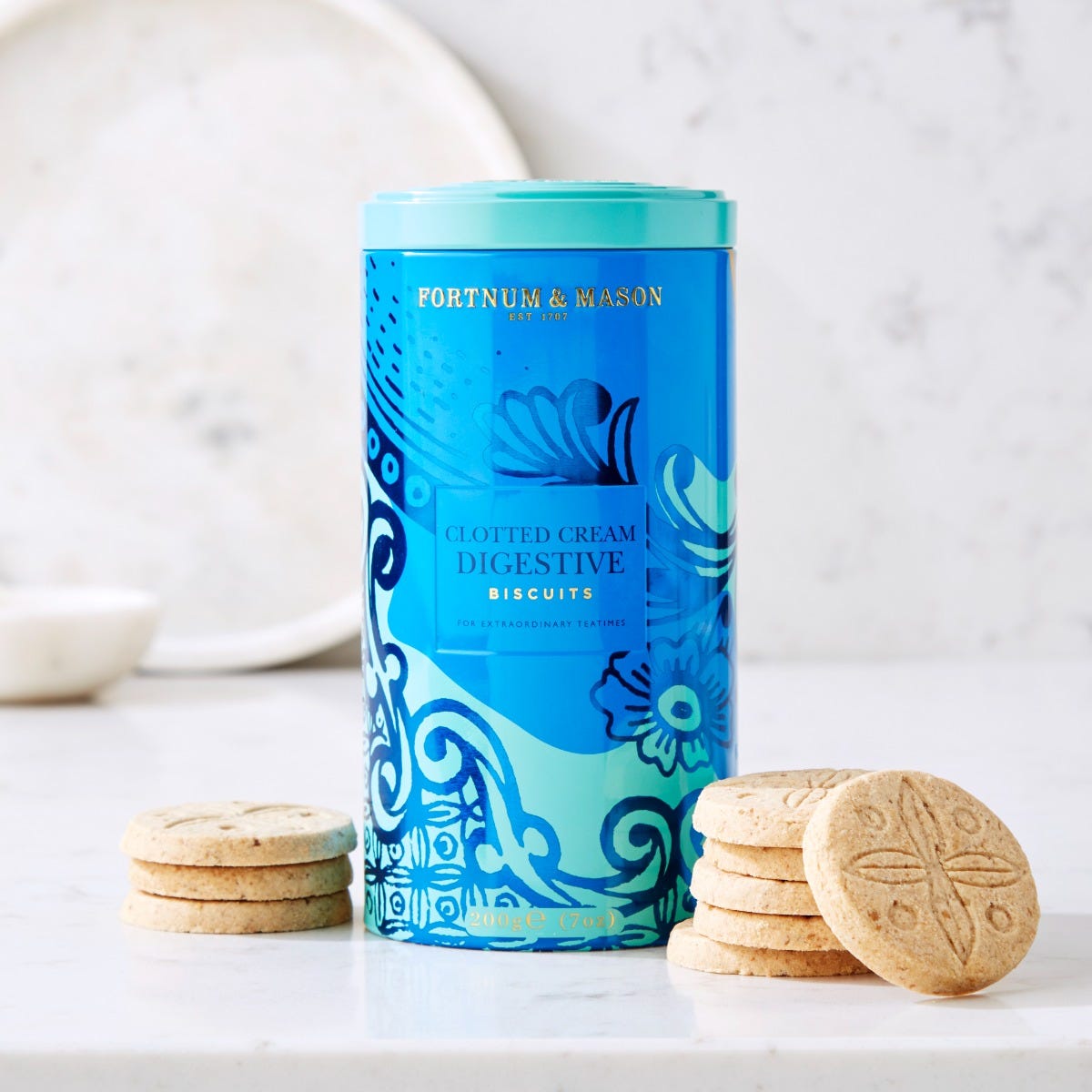 Fortnum & Mason Piccadilly Clotted Cream Digestive Biscuits, 200g
