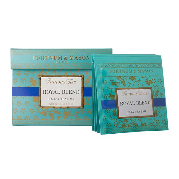 Fortnum & Mason Royal Blend, 15 Whole Leaf Silky Tea Bags, 37.5g