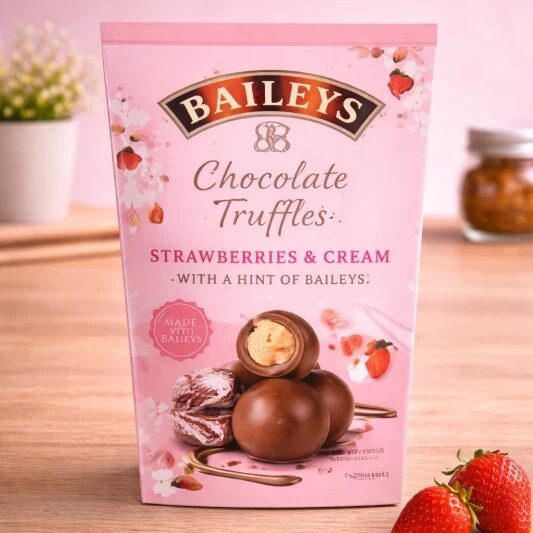 Baileys Strawberry & Cream Truffles 205g