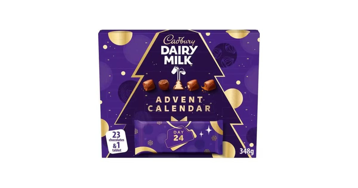 Cadbury Chunks Advent Calendar 348g