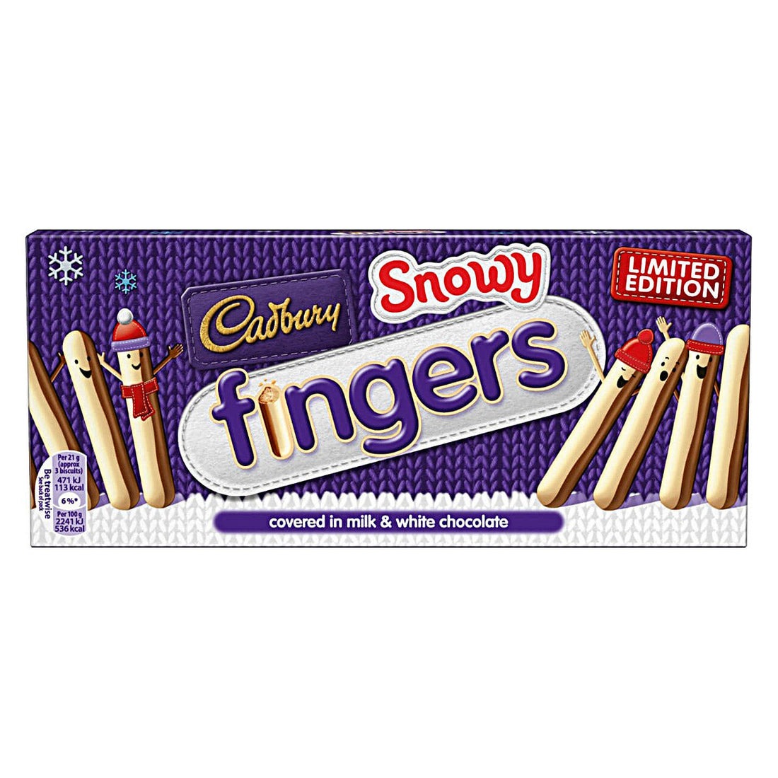 Cadbury Snowy Fingers 115g