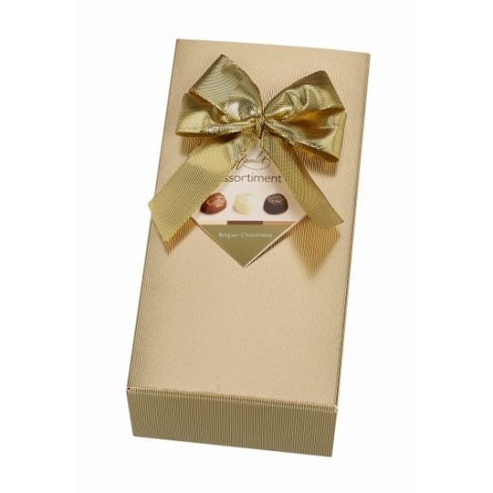 Hamlet Choc Excellent Line Gold & Red With Bow 250g