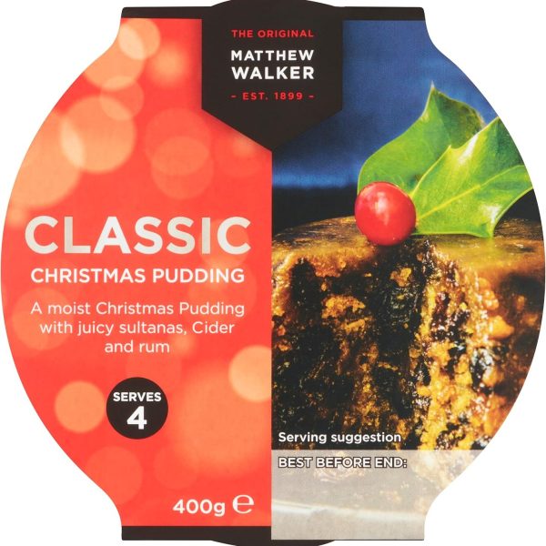 Matthew Walker Alcohol Free Christmas Pudding 400g